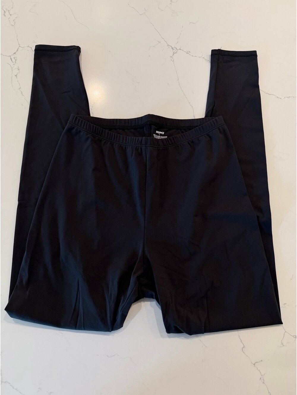 SKIMS Black Full Length Leggings Loungewear Tights Size Small